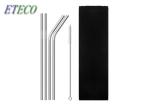 Food Grade Reusable Stainless Steel Drinking Straws Attractive Packing