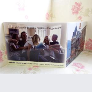 China Electronic Video Flip Book HD CMYK Printing For Business / Advertising factory