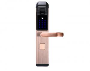 China Competitive Price Zinc Alloy Fingerprint Door Lock With M1 Card For House Apartment factory