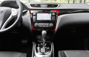 China Chromed Auto Interior Trim Parts For Nissan Qashqai 2015 2016 Front Panel Frame factory
