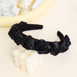 China European and American fashion hair bands party holiday flower rose headband women hair accessories factory
