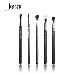 China Antimicrobial Fiber Hair Jessup 5pcs Eye Makeup Brush Set factory