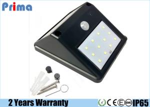 China Garden Solar Power Led Work Light , 240 Lumens Outdoor Security Wall Lights factory
