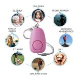 Rechargeable Safety Alarm Keychain Safesound USB 130dB