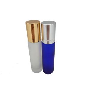 10ml Frosted Empty Roll On Bottles For Essential Oils With Gold Aluminium Screw