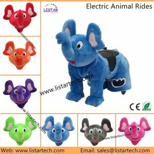 China Wholesale or Retail Electric Rechargeable Ride-on Plush Animal Rides - Elephant factory