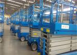 Industrial Outdoor Scissor Lift Low Noise Zero Radius Turning System Easy