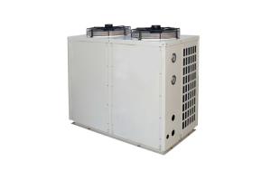 China 52Kw R410A Low Temperature Variable Frequency Cascade Heat Pump For Slaughterhouse factory