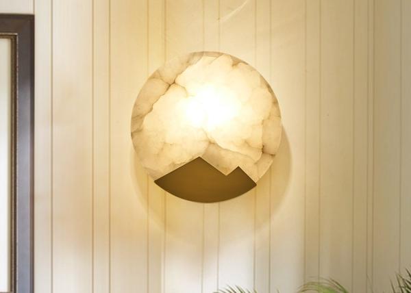 High quality european style modern indoor wall lamp for living room marble