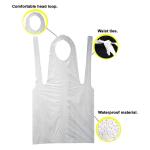 Non Medical Disposable Plastic Aprons , Water Resistant Kitchen Apron