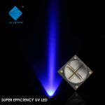 Glass Quartz 60DEG UV LED Chips 365nm 385nm High Power LED 10W