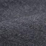 Wool Rayon Silk Suit Cloth Material Herringbone Yarn Dyed Blazer Fabric 315gsm