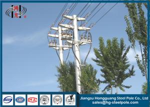 China 66KV Stainless Steel Electrical Power Pole Ample Supply And Prompt Delivery factory
