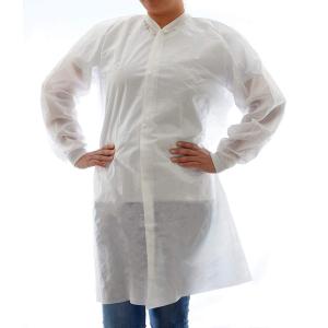 China OEM PP SMS Middle School Science Lab Coat For Visitor factory