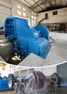 China IP54 Rated Pelton Turbine Power Generator With Brushless / Thyristor Excitation factory