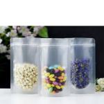 Frosted Plastic Zipper Bag Made Craft Food Packaging Printed Stand Up Pouch Bag