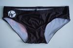 Custom Design Black Mens Bikini Swimwear For Swimming Leg Shaping Eco - Friendly