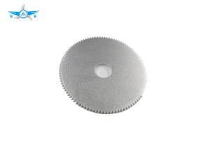 China Disc Shape Robot Spare Parts , High Durability Silver CNC Turning Parts factory