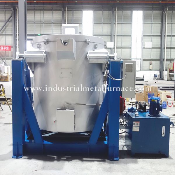 800kg High-Efficiency Natural Gas Industrial Aluminum Melting Furnace with