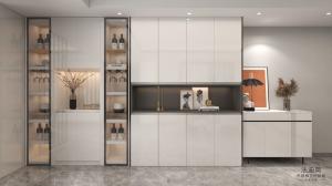 China Fadior White French-Style Shoe Cabinet With Ventilation And Stainless Steel Durability factory