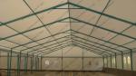 Blue Colored Portable Storage Tents Waterproof Steel As Semi - Permanent