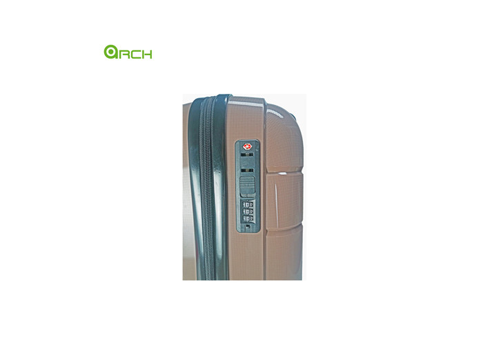 Supplier PP Hard Sided Travel Trolley Luggage with Double Spinner Wheels