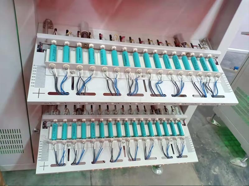18KW 18650 Battery Capacity Tester , Cylindrical Cell Battery Discharge Analyzer
