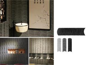 China Durable Cultured Stone Brick Earthen Tile Panel Gray 1200x180x35mm AAA factory