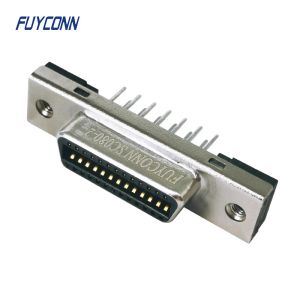 SCSI Female Connector Vertical CN Type 26 Position MDR Connector For PCB Board