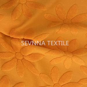 China 260gsm SPF30 Recycled Swimwear Fabric Eco Terry Solid Colors factory