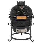 13 Inch Table Top Kamado Charcoal Ceramic Grill for Outdoor Camping Garden RV