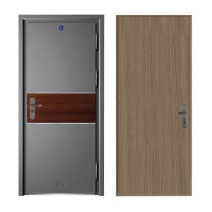China Solid Wood Carving Front Armored security Door For Villa European Style factory