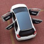 Wheelbase 2260mm Solar Powered Electric Cars Electric Vehicle BLAVAL S6