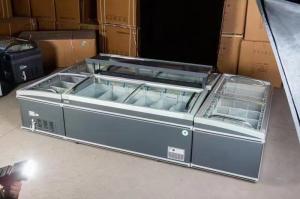 China Arsenbo Island Display Freezer Chest Style Digital Control R290 400L factory