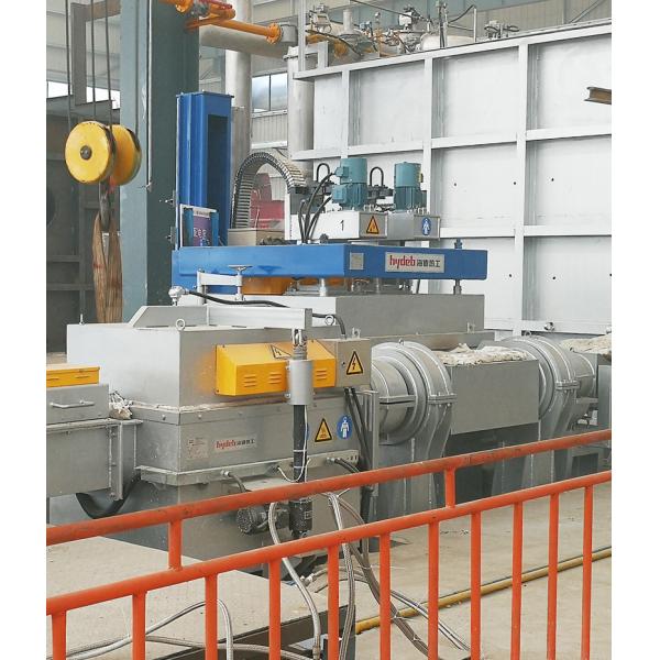 China 100Kg Automatic Rotary Degassing Unit for Aluminum Casting factory