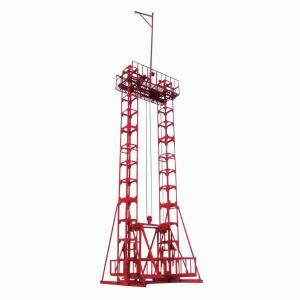 China Single Structure Construction Hoist Building Material Steel Wire Capacity 2000Kg 2 Tons factory