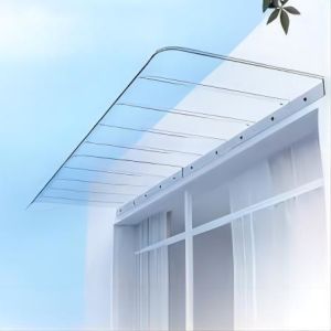 Invisible Polycarbonate Window Awning Invisible DIY PC Canopy Transparent