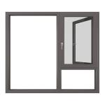 14 Sealing Layers Welded Broken Bridge Aluminum Casement Glass Windows Seamless