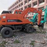 15 Ton Used Doosan Wheel Excavator DH150W-7 Ergonomics Design