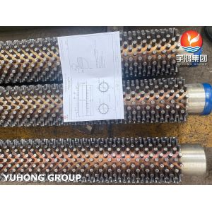ASTM A335 P5 11Cr Alloy Steel Studded Tube For Fired Heater
