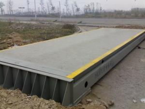 China Timber Mills Portable Trailer Scales Electronic Weight Machine For Truck 3×15M factory