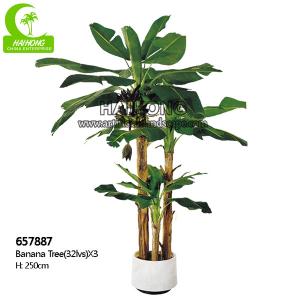 China No Nursing 250cm High Artificial Tropical Tree For Shopping Center factory