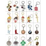 Animal Sandblast Custom Logo Keychains 1.25inch - 2inch Personalized Keychains