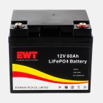 EWT Backup Energy System LiFepo4 12v 60ah Battery pack