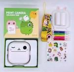 Kids Instant Printing Digital Camera, 2.4 Inch Selfie Screen 1080P HD Camera