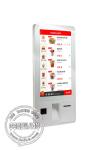 New 32 Inch Touch Screen Self Service Payment Kiosk Thermal Printer / POS