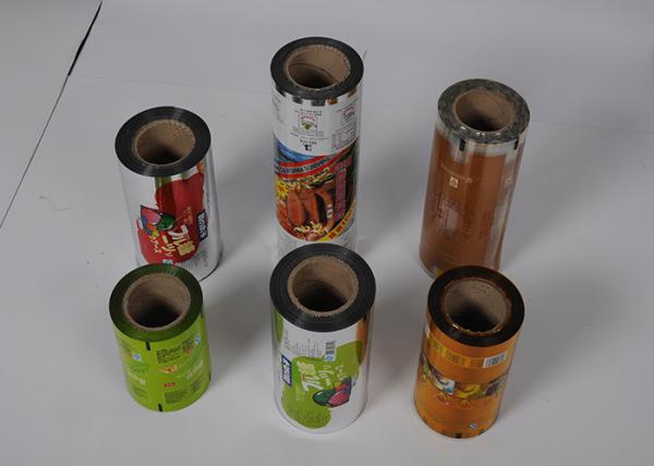 Food Grade Plastic Packaging Film Roll , Custom Printed Automatic Packing