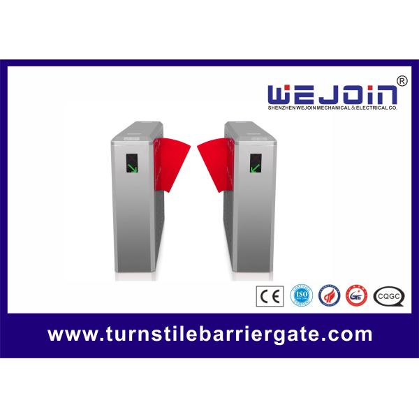China Half Height Safety Access Control Turnstile Gate Flap Barrier Gate factory