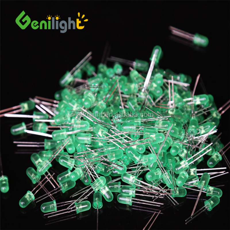 3mm LED Light Bulb Emitting Diode Green for Stable and Consistent Performance