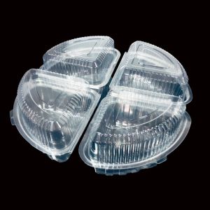 China Custom Food-Grade PET Clamshell Packaging for Slice Cakes on sale